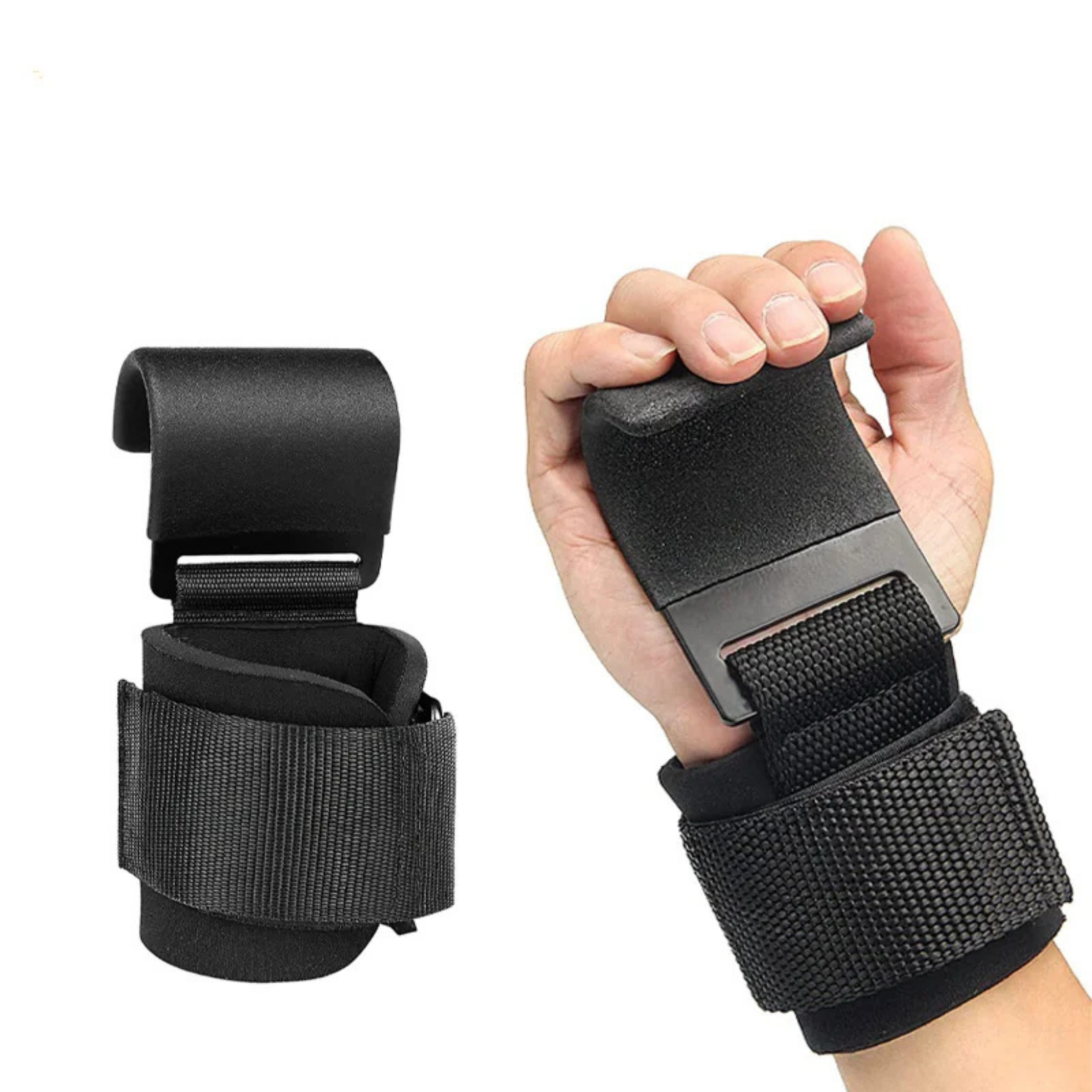PeakGrip™ Lifting Hooks + Wrist Wraps